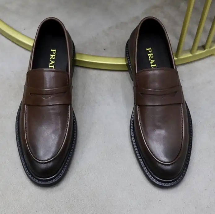 hype Prada Leather Shoes