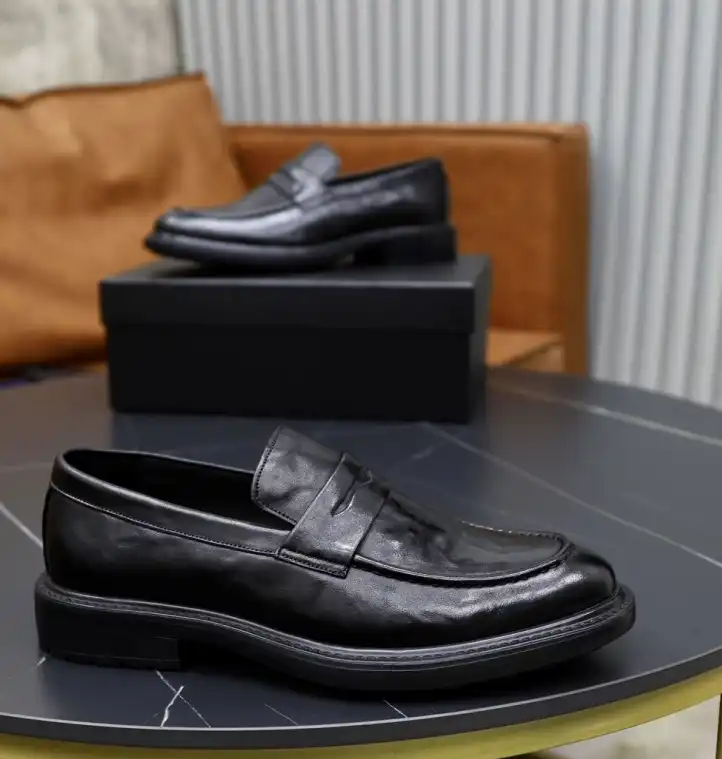 hype Prada Leather Shoes