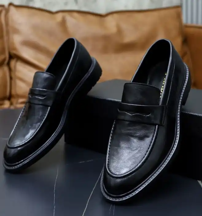 hype Prada Leather Shoes