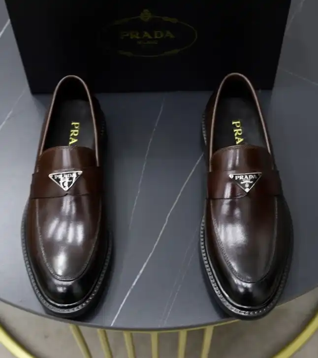 hype Prada Leather Shoes