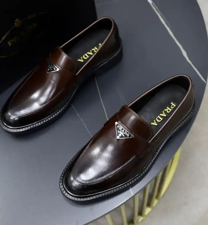 hype Prada Leather Shoes