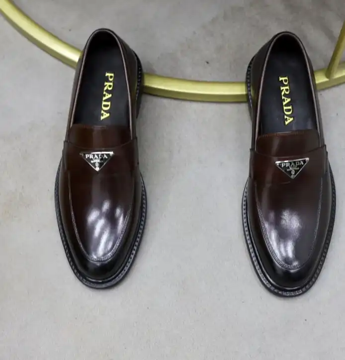 hype Prada Leather Shoes