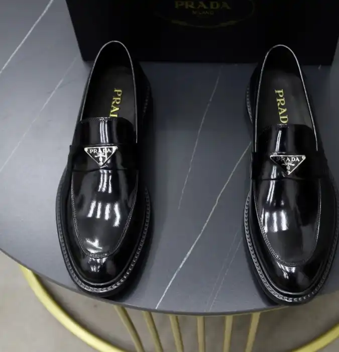 hype Prada Leather Shoes