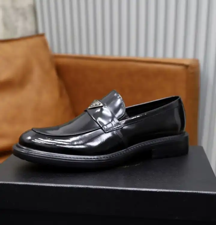 hype Prada Leather Shoes