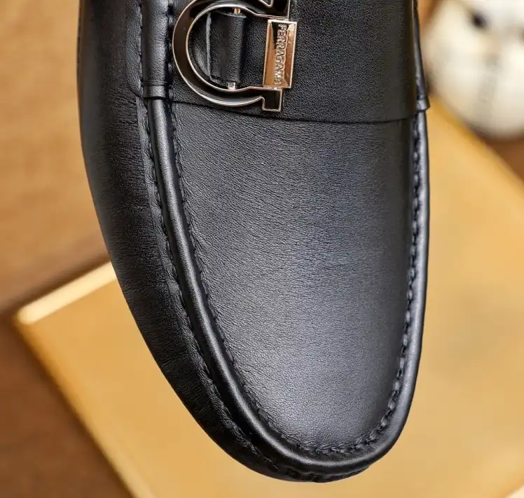 hype Ferragamo Leather Shoes