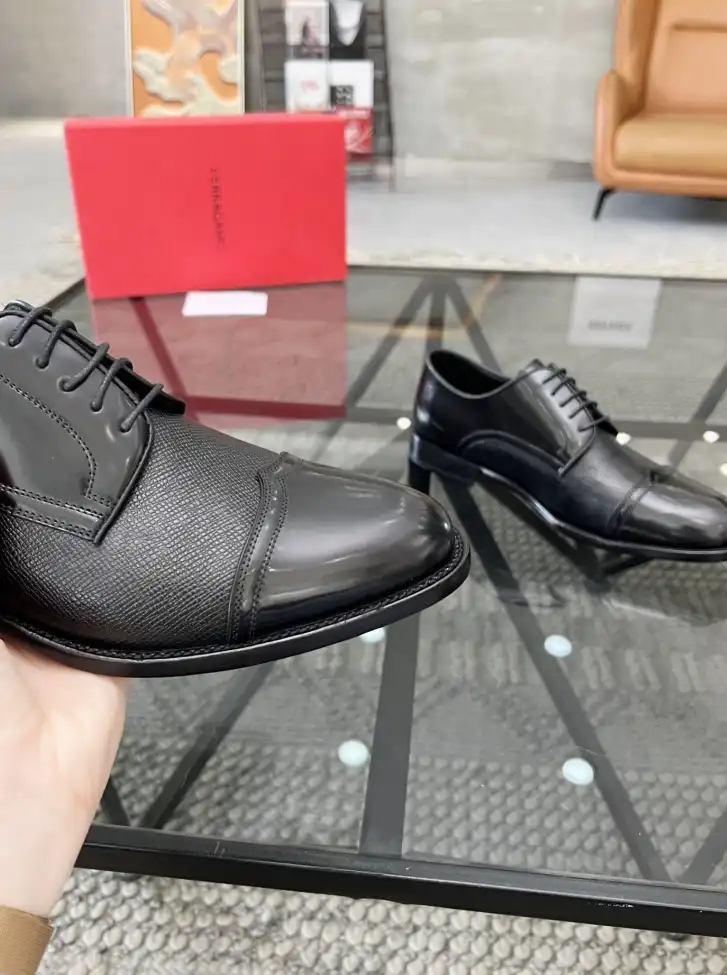 hype Ferragamo Leather Shoes