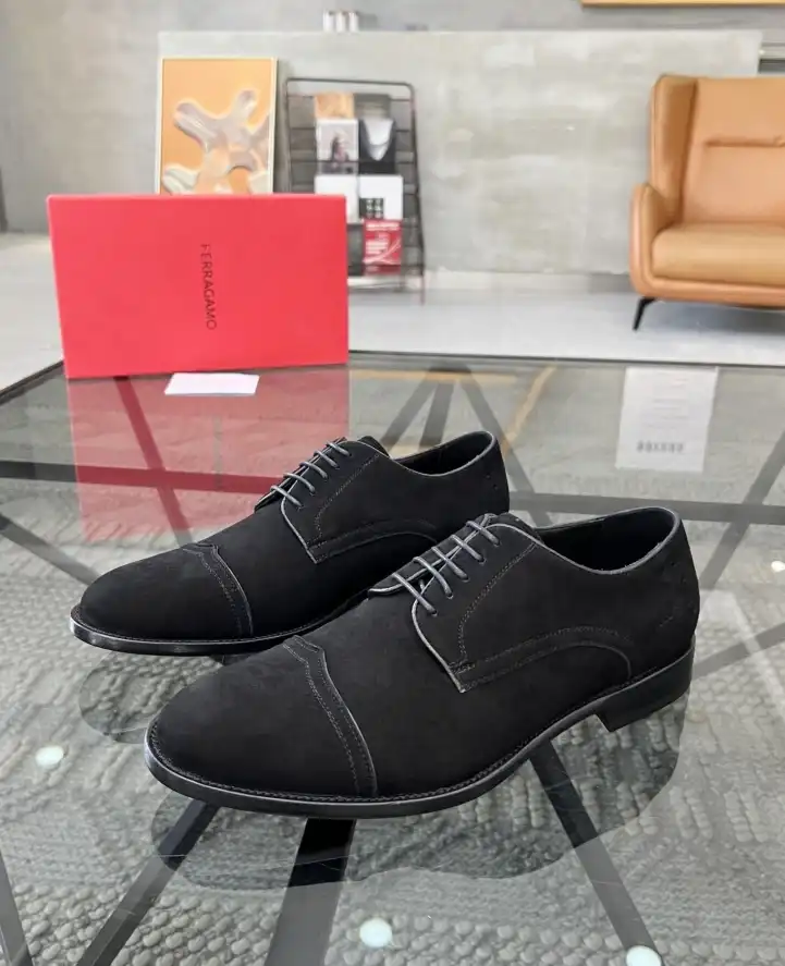 hype Ferragamo Leather Shoes