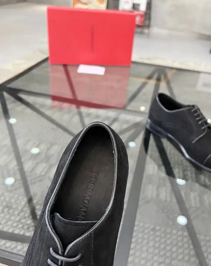 hype Ferragamo Leather Shoes