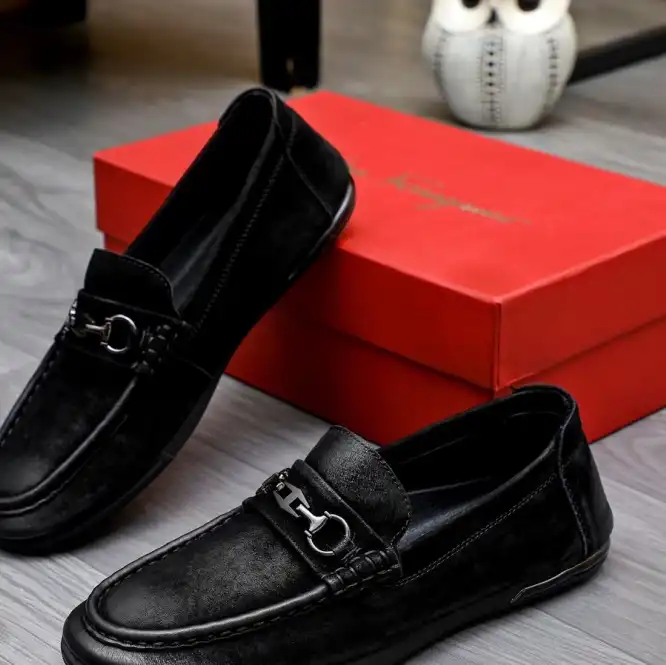 hype Ferragamo Leather Shoes