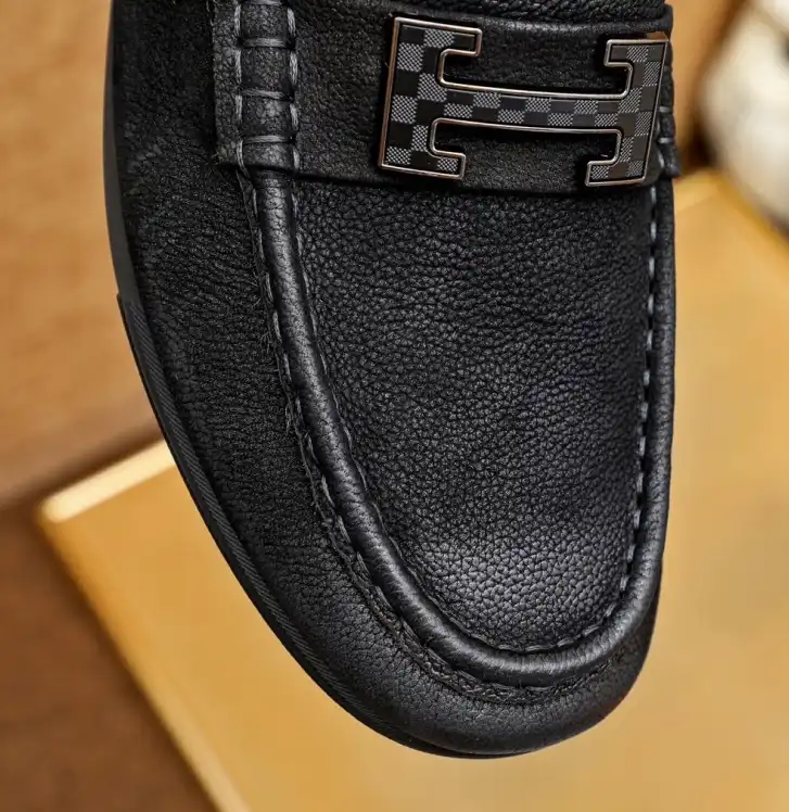 hype Hermes Leather Shoes