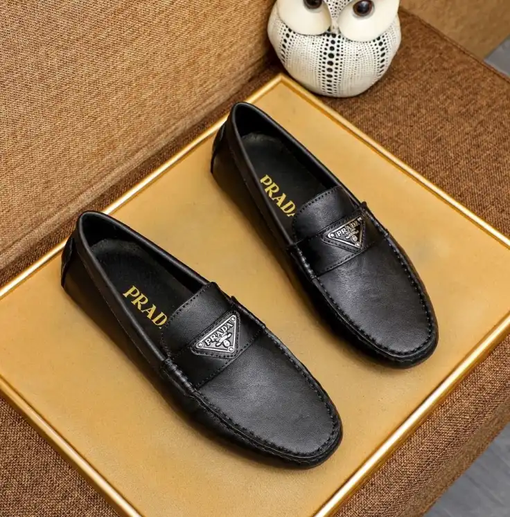 hype Prada Leather Shoes