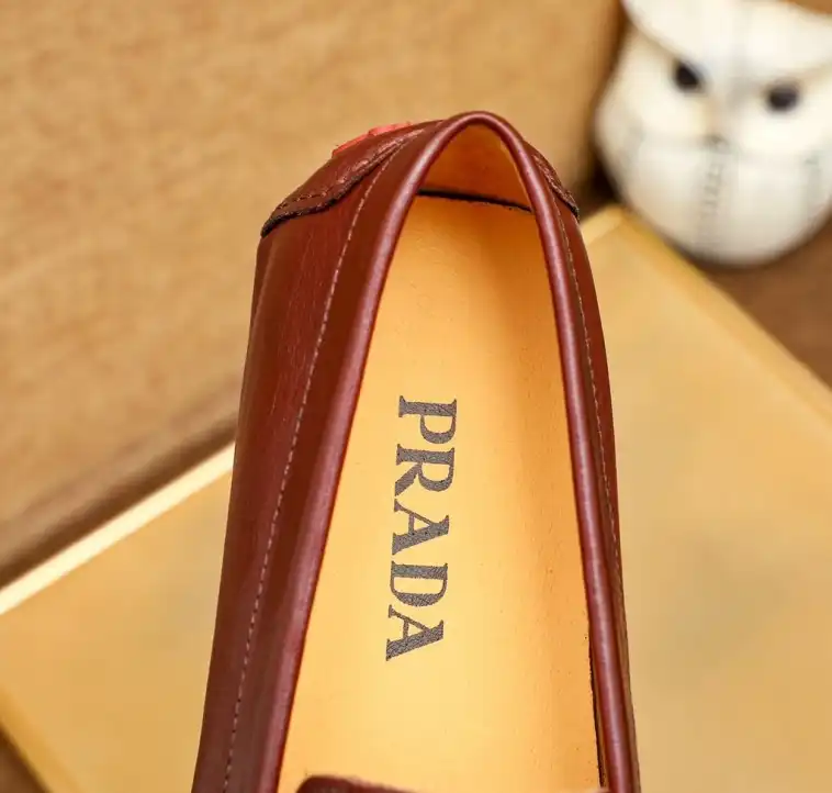 hype Prada Leather Shoes