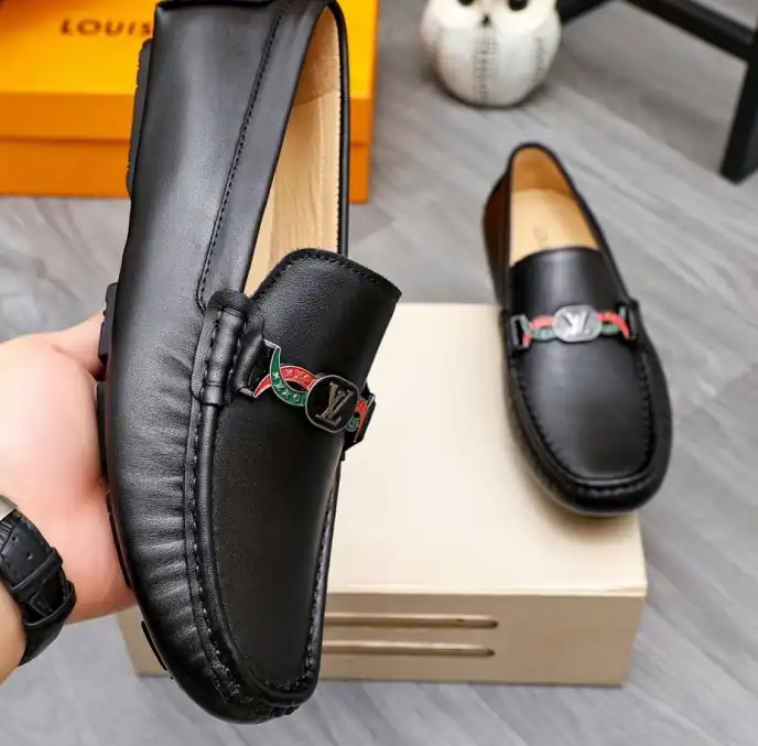 hype LV Leather Shoes