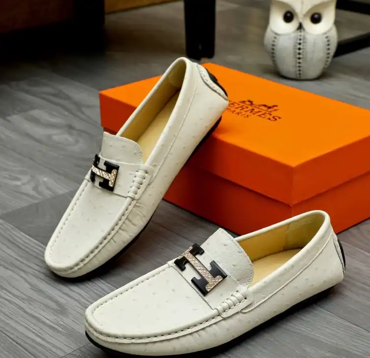 hype Hermes Leather Shoes