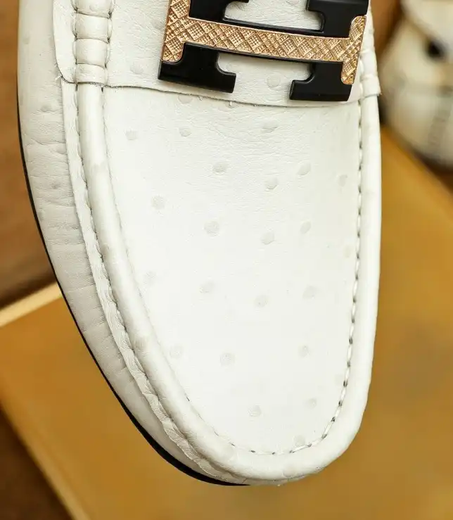 hype Hermes Leather Shoes