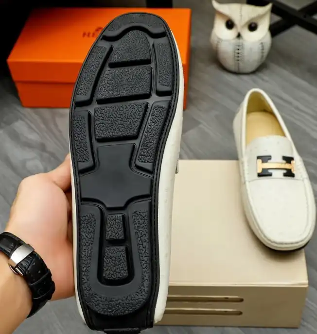 hype Hermes Leather Shoes