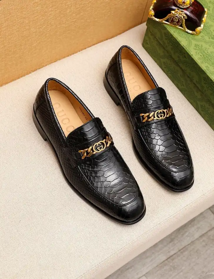 hype Gucci Leather Shoes