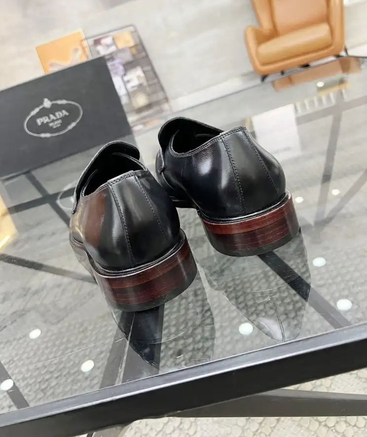 hype Prada Leather Shoes