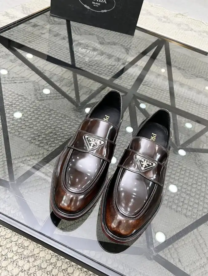 hype Prada Leather Shoes