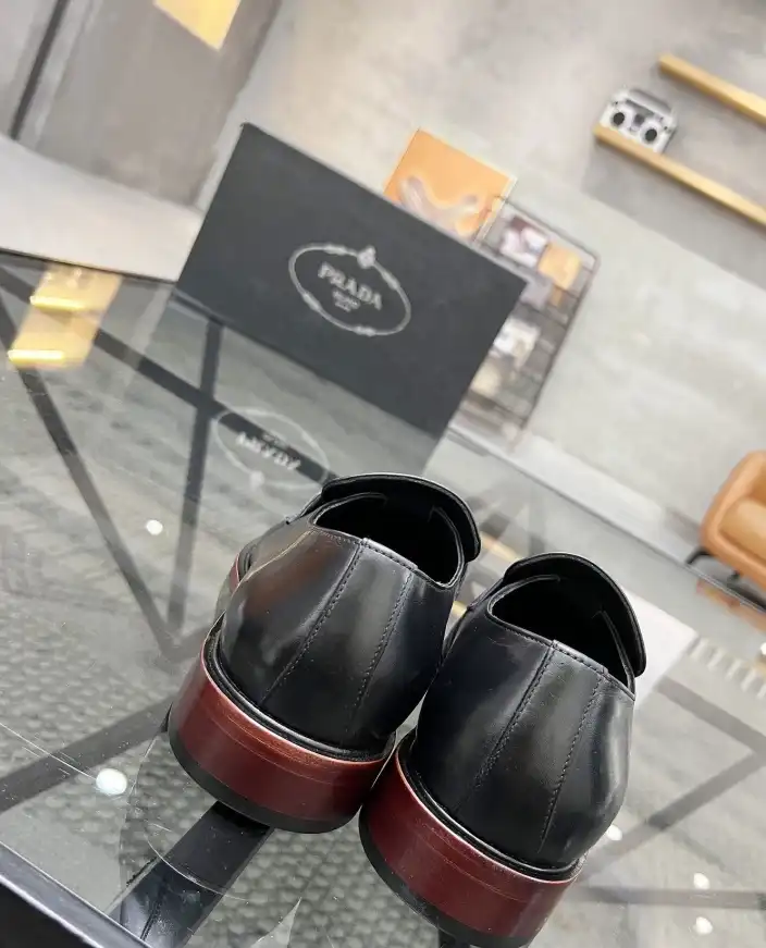 hype Prada Leather Shoes