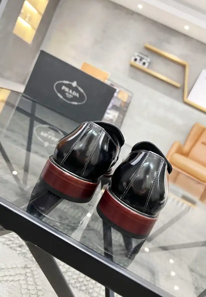 hype Prada Leather Shoes