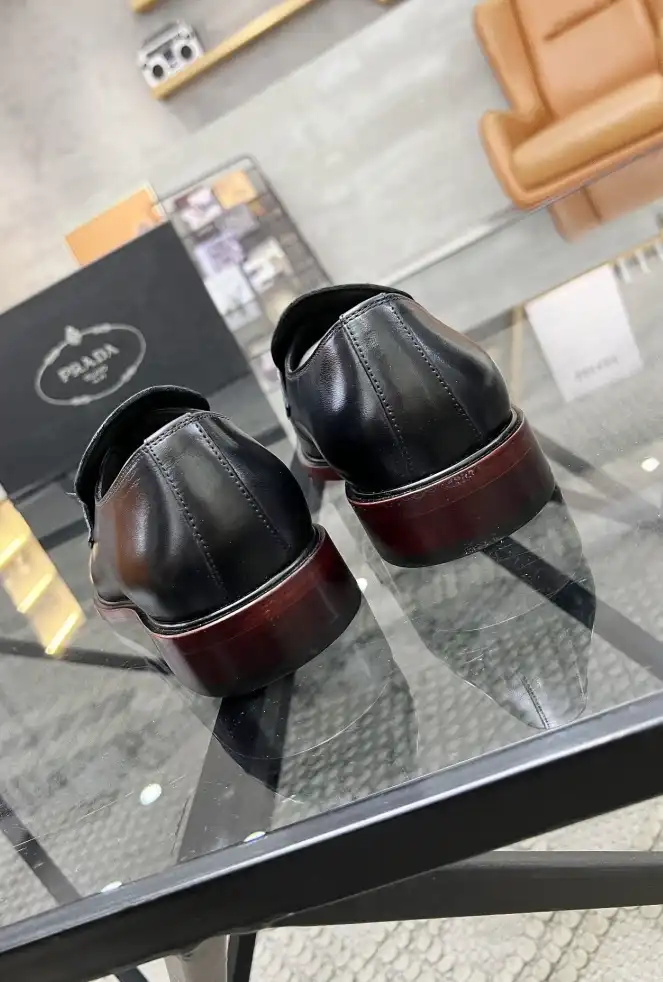 hype Prada Leather Shoes