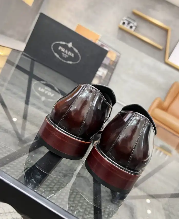 hype Prada Leather Shoes