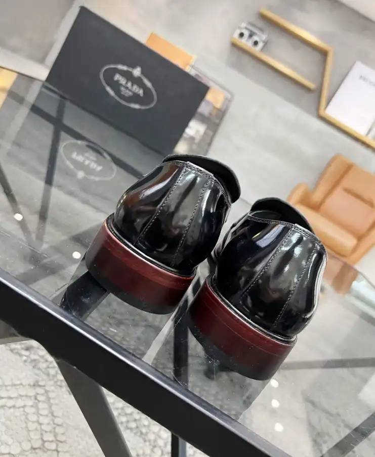 hype Prada Leather Shoes