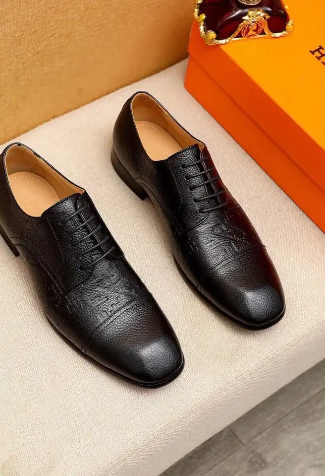 hype Hermes Leather Shoes