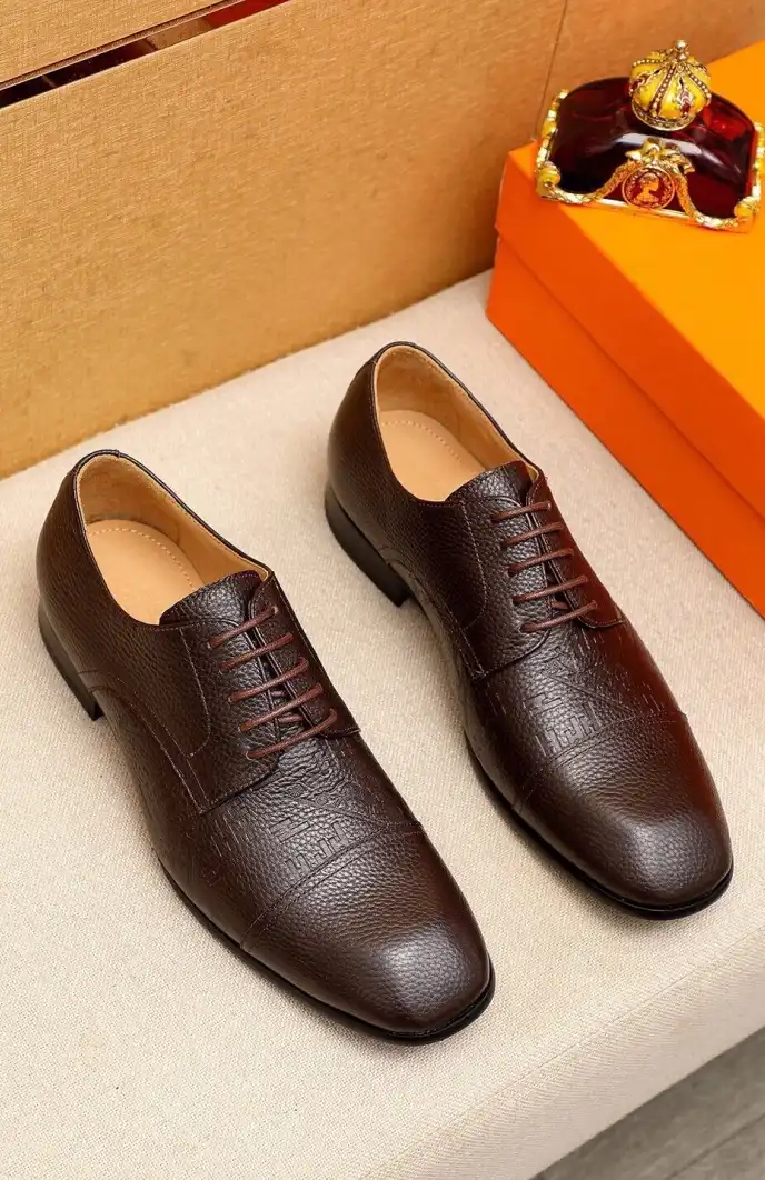 hype Hermes Leather Shoes