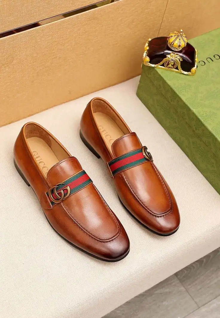 hype Gucci Leather Shoes