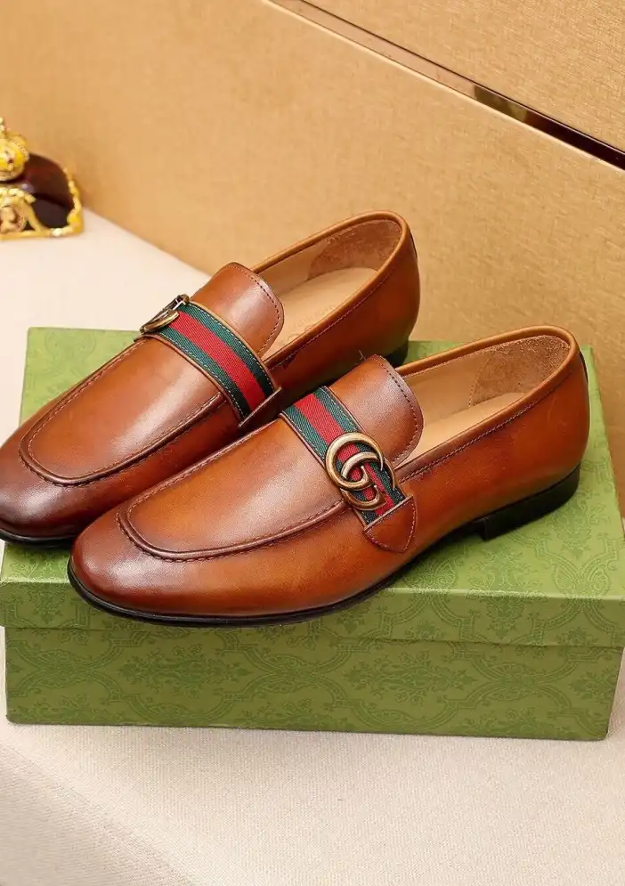 hype Gucci Leather Shoes