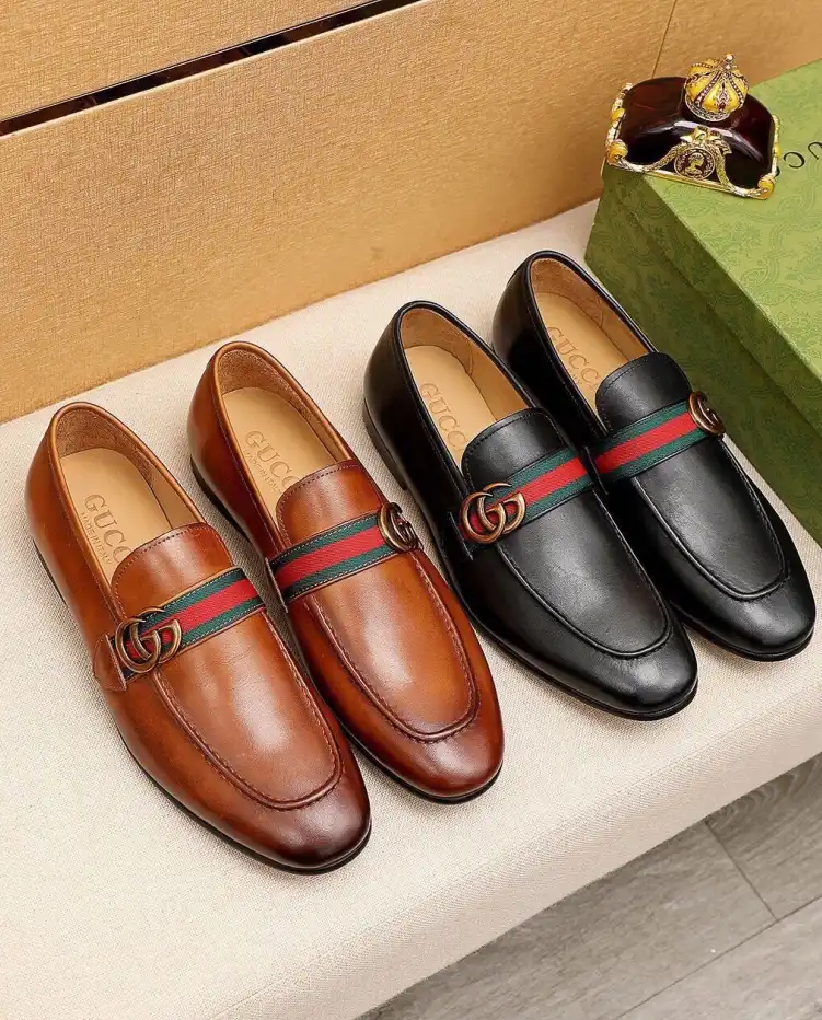 hype Gucci Leather Shoes