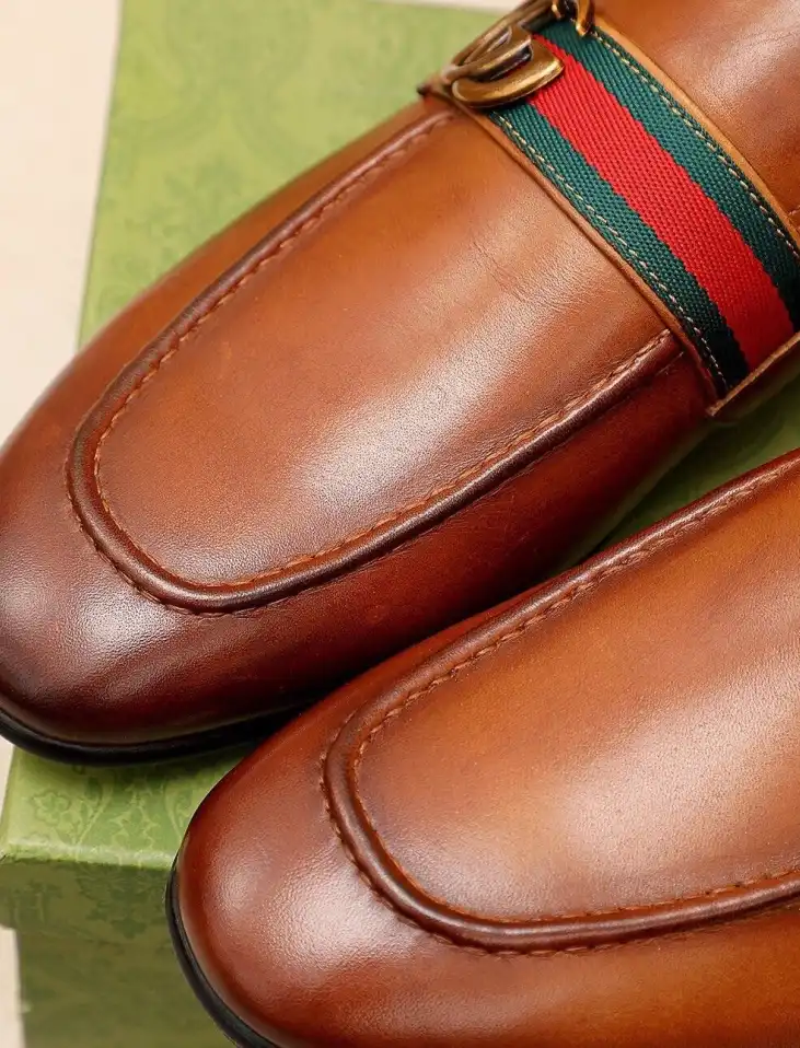 hype Gucci Leather Shoes