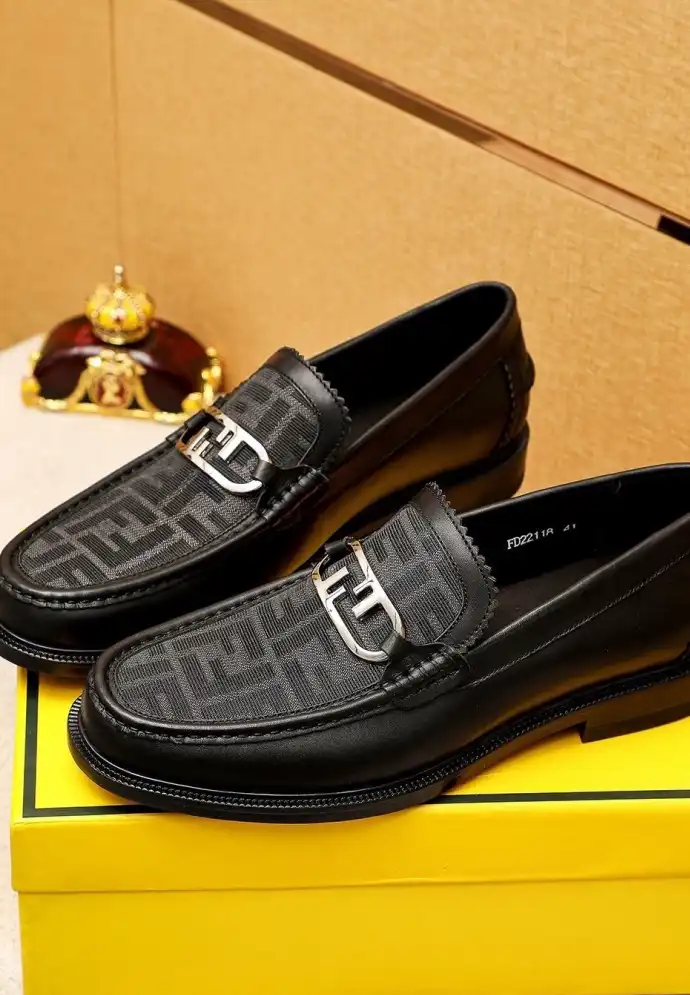 hype Fendi Leather Shoes