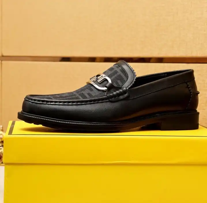 hype Fendi Leather Shoes