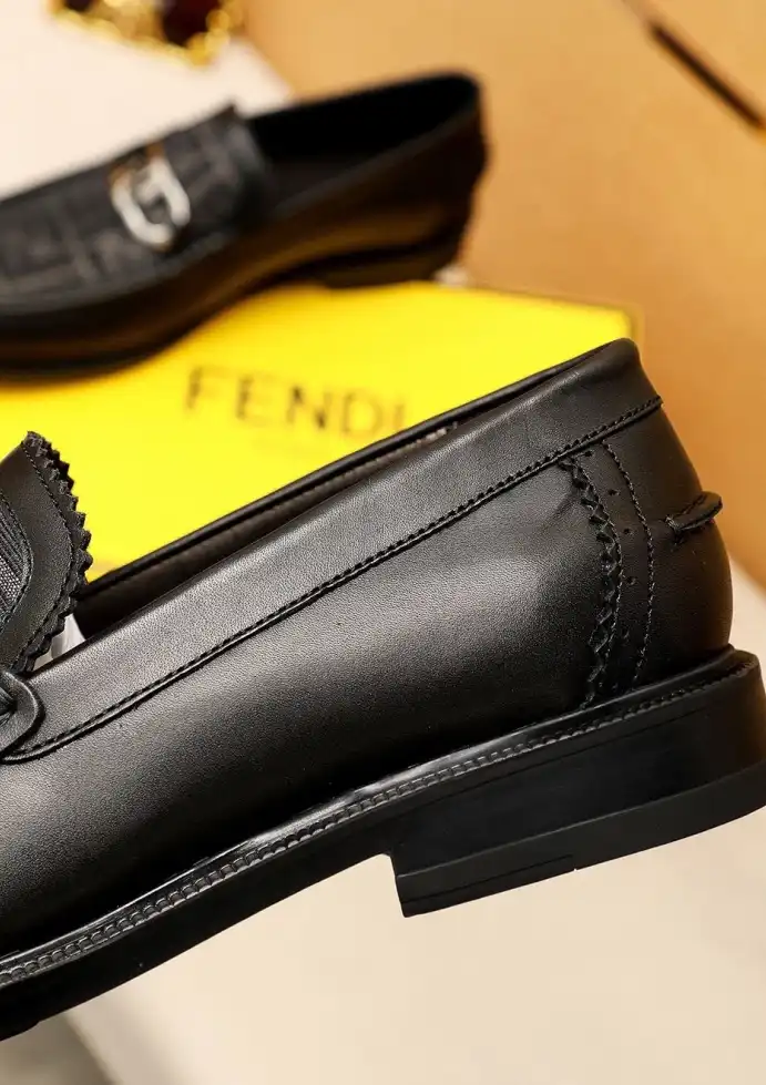 hype Fendi Leather Shoes