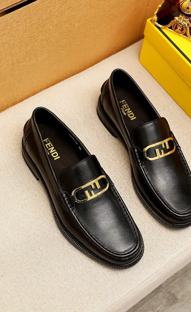 hype Fendi Leather Shoes