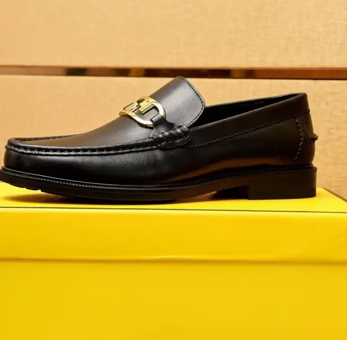 hype Fendi Leather Shoes