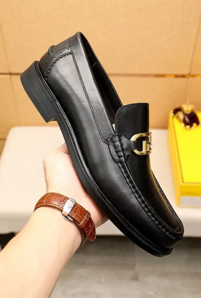 hype Fendi Leather Shoes