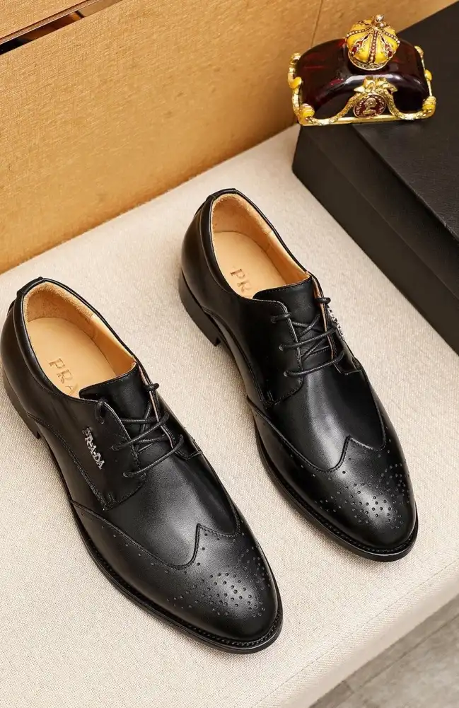 hype Prada Leather Shoes