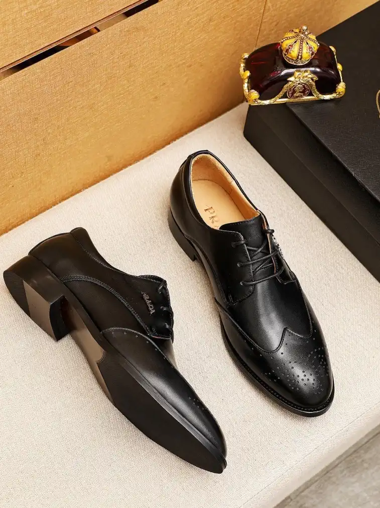 hype Prada Leather Shoes