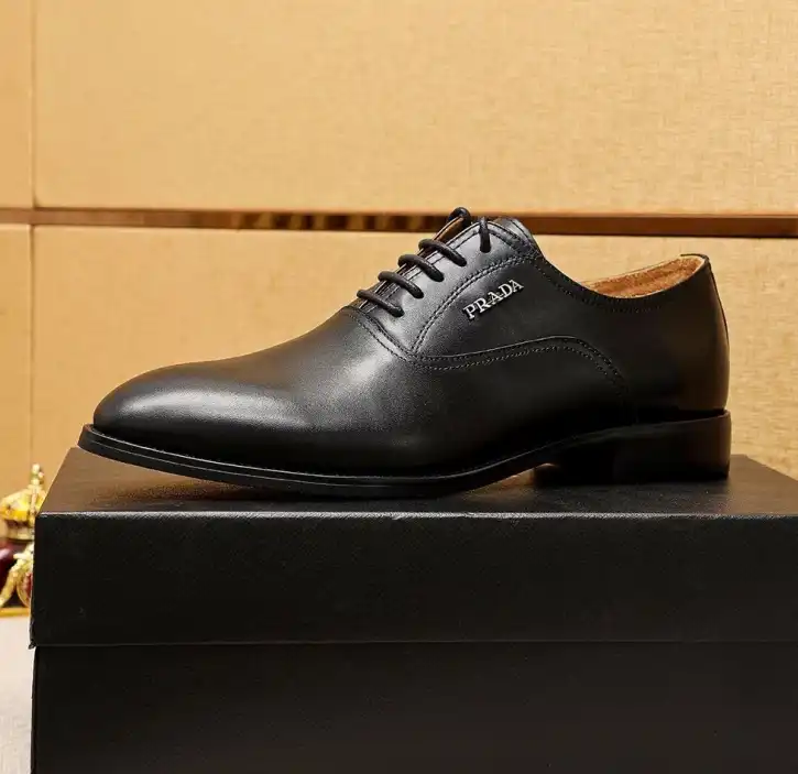 hype Prada Leather Shoes