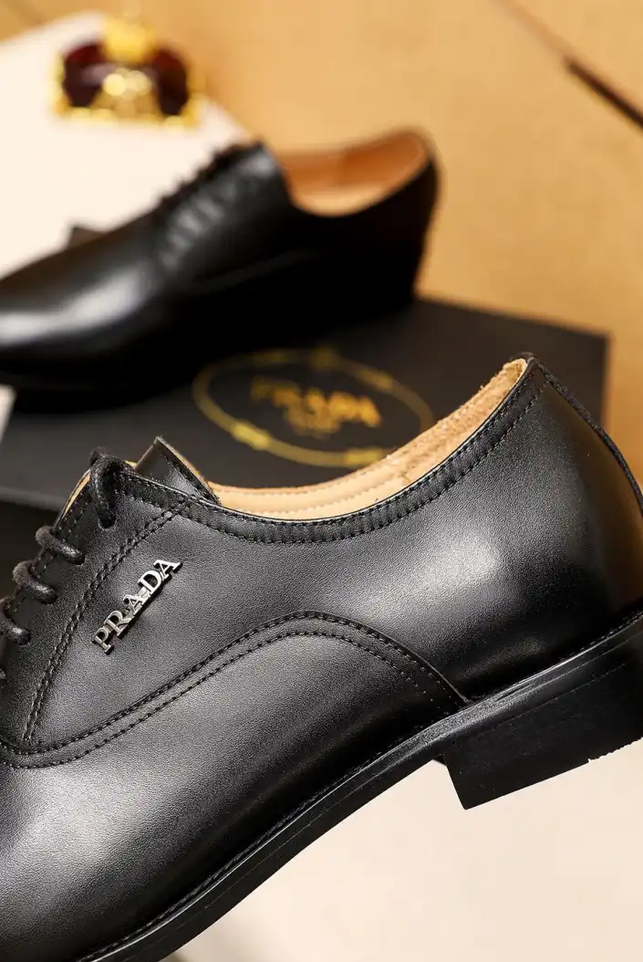 hype Prada Leather Shoes