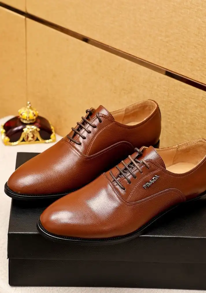 hype Prada Leather Shoes