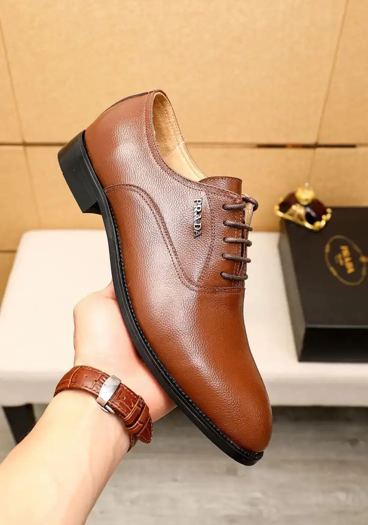 hype Prada Leather Shoes