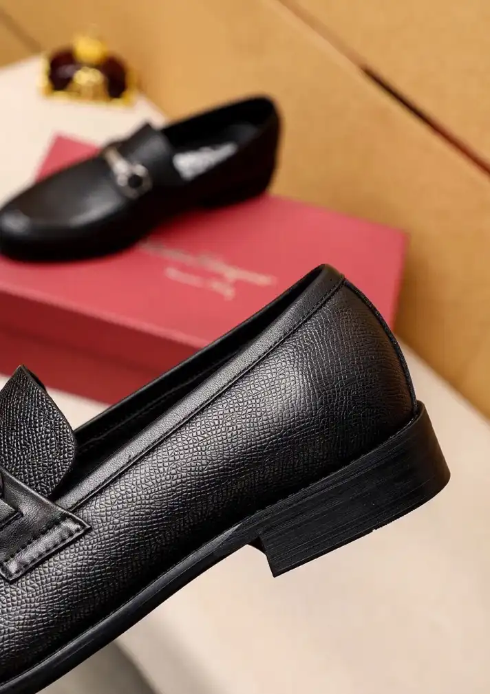 hype Ferragamo Leather Shoes