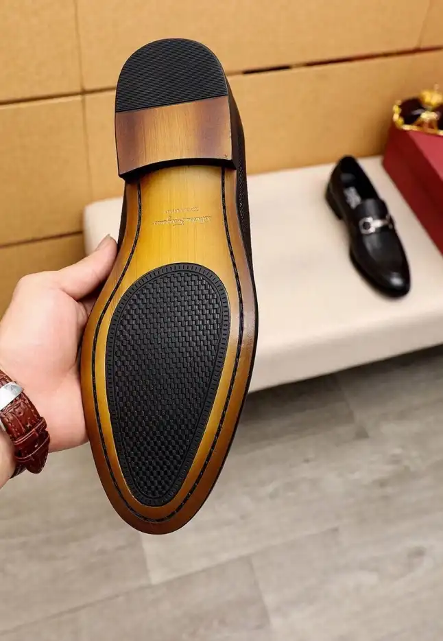 hype Ferragamo Leather Shoes