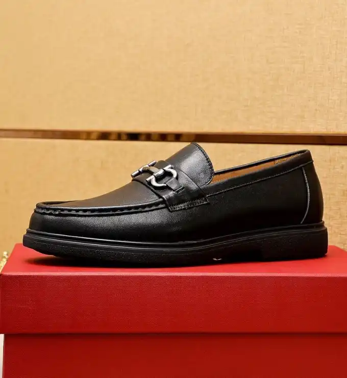 hype Ferragamo Leather Shoes