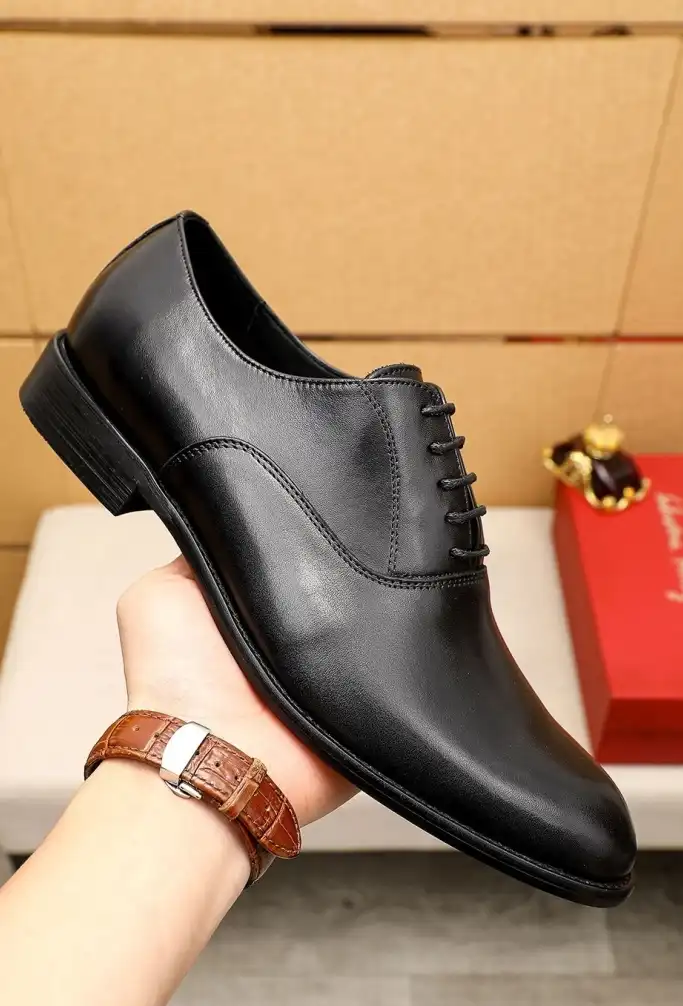 hype Ferragamo Leather Shoes